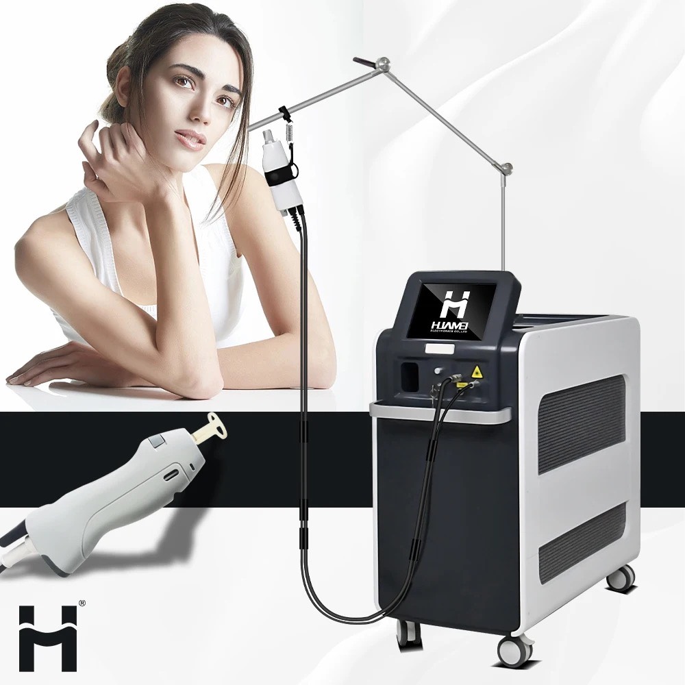 Máy triệt lông Alexandrite Yag Laser Long Pulse 4000W không đau